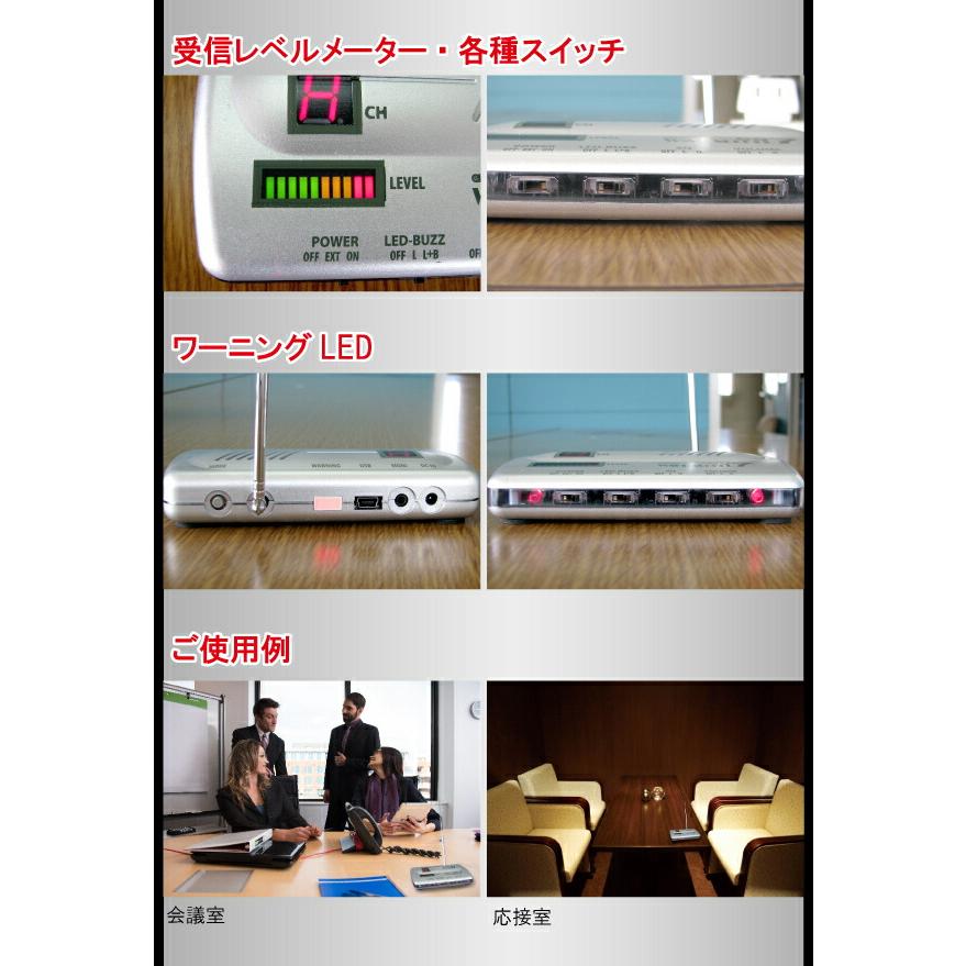 12チャンネルを監視可能 盗聴器発見器 ウェーブシーカー007 盗聴発見器[AMEX-B007]の画像