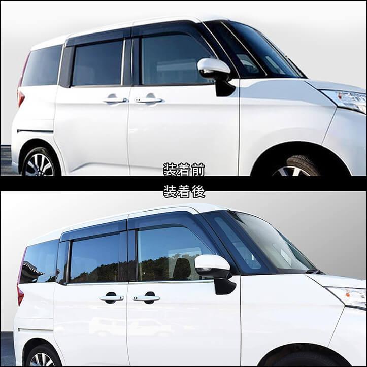 セカンドステージ トヨタ タンク ルーミー ピラーガーニッシュ