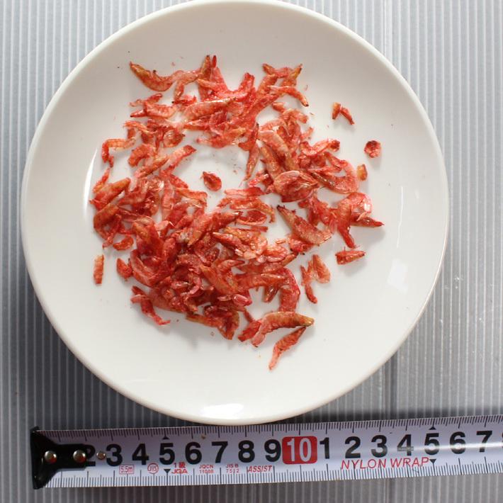 干しエビ(アミエビ) 赤 約150g 【あみえび アキアミ えび 乾燥エビ】お徳用 乾物 普通便 送P50 6個迄同一送料 : アメ横海産物の ...
