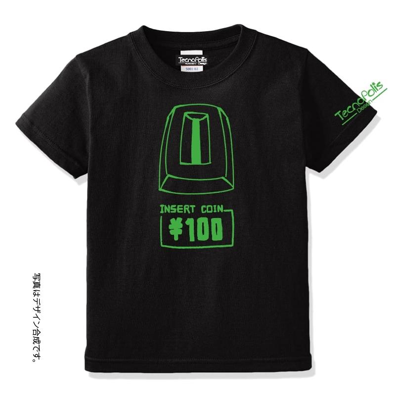 オリジナルTシャツ（コイン投入口／ブラック＆ピンク or グリーン）｜amf-ec｜02