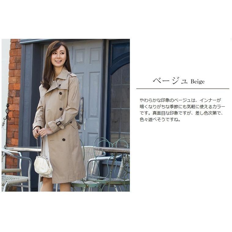 トレンチコート レディース 98cm丈 取り外しライナー付コート 大きいサイズ 撥水 4012 02 ファッション通販アミアン ハウス 通販 Yahoo ショッピング