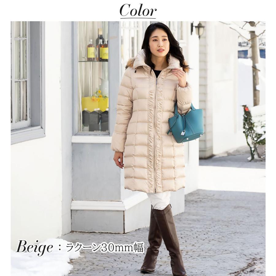 アミアンハウス高級グースダウンロングコート　15号　大きいサイズ　カーキ 楽天市場】アミアンハウス ダウンコート ロング 超ロング レディ