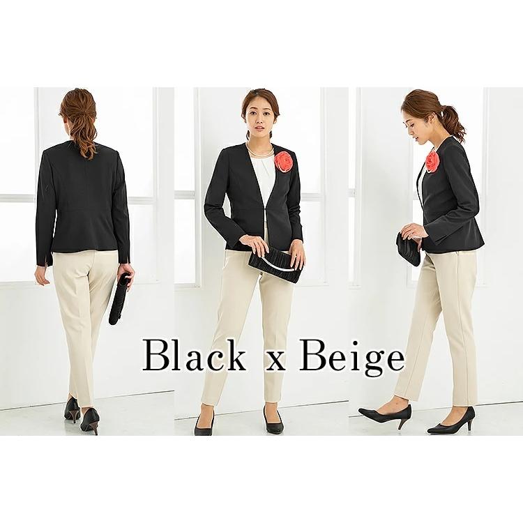 スーツ・フォーマル・ドレス ema ネイビー】シルク混 フラワージャカード ヘチマカラージャケット｜東京