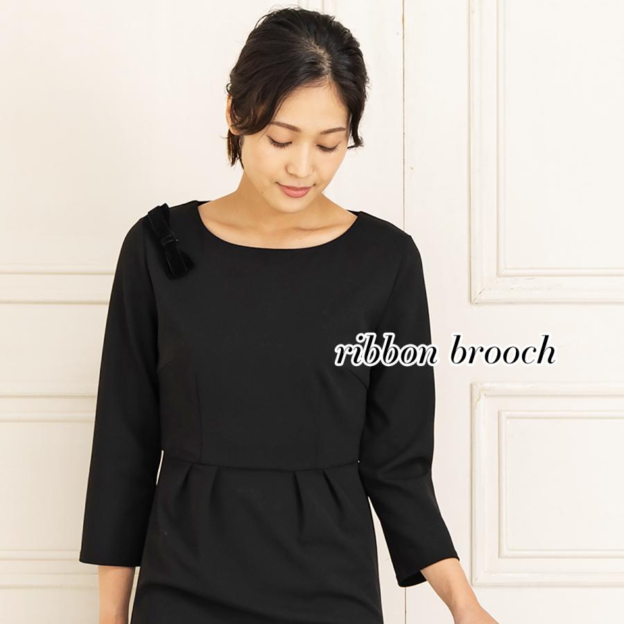 Amian House 【合わせ買い限定】ベロアリボン ブローチ コサージュ 