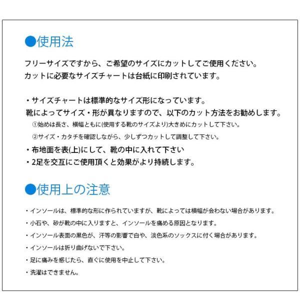 高反発抗菌インソール男女兼用フリーサイズ(21.0〜28.0cm) コロンブス COLUMBUS 中敷き メンズ レディース シューケア サイズ調整 抗菌防臭 反発性 衝撃吸収 | COLUMBUS | 02