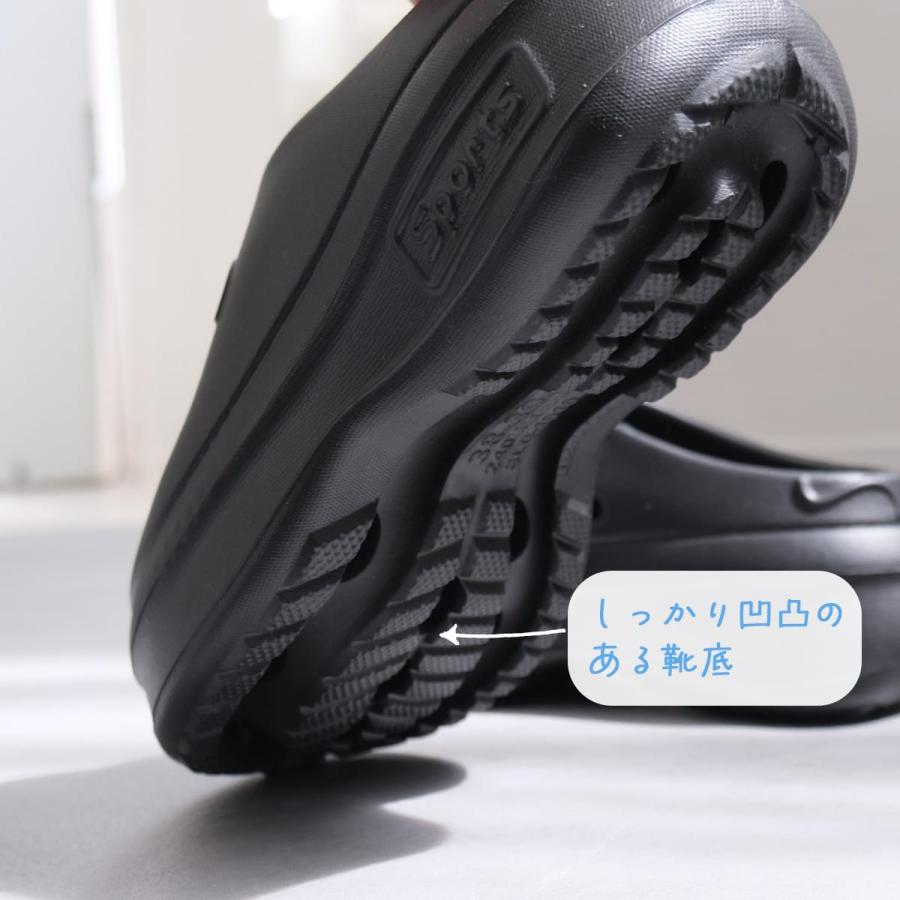 aere アエレ　厚底 ブラック サボ・クロッグサンダル aere アエレ 厚底 ブラック サボ・クロッグサンダル