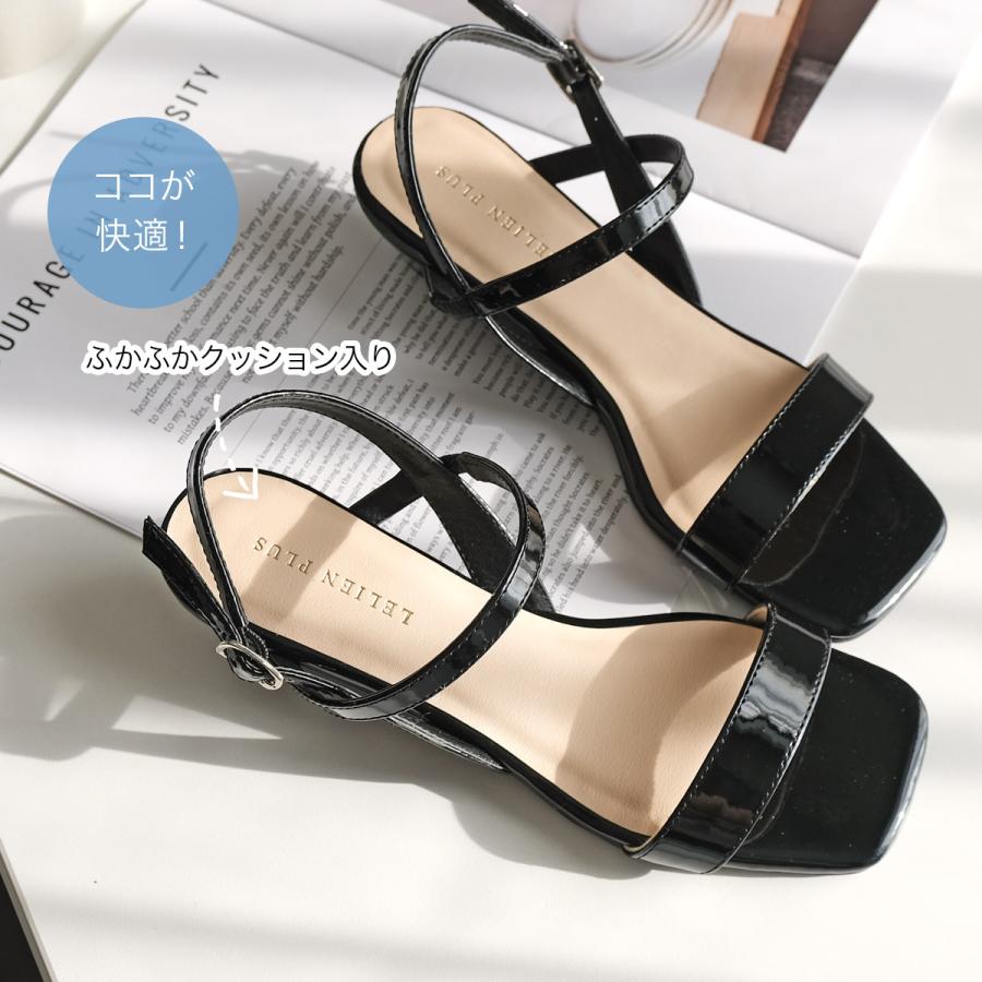 AmiAmi サンダル レディース ヒール ストラップウエッジサンダル