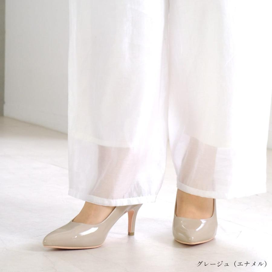 走れるポインテッドトゥパンプス 生地巻き 7センチヒール レディース 春夏 痛くない 低反発 amiamiアミアミ CX1104SS　SlV | AmiAmi | 25