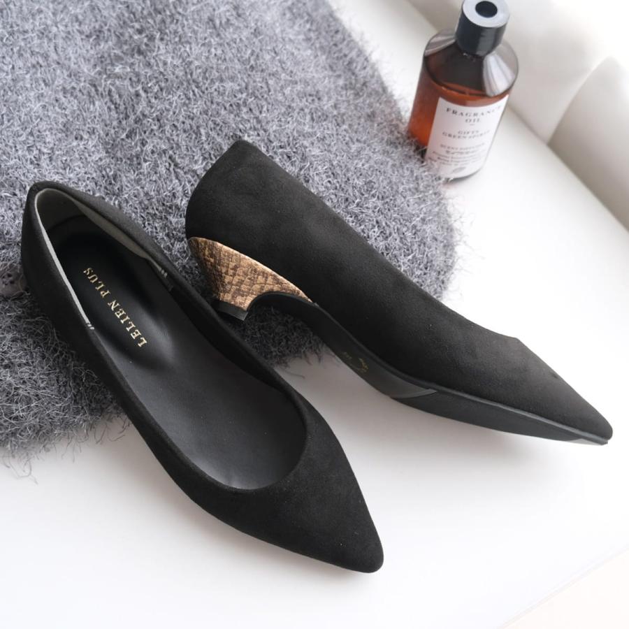 AmiAmi パンプス 走れるパンプス 黒 レディース 痛くない かかと