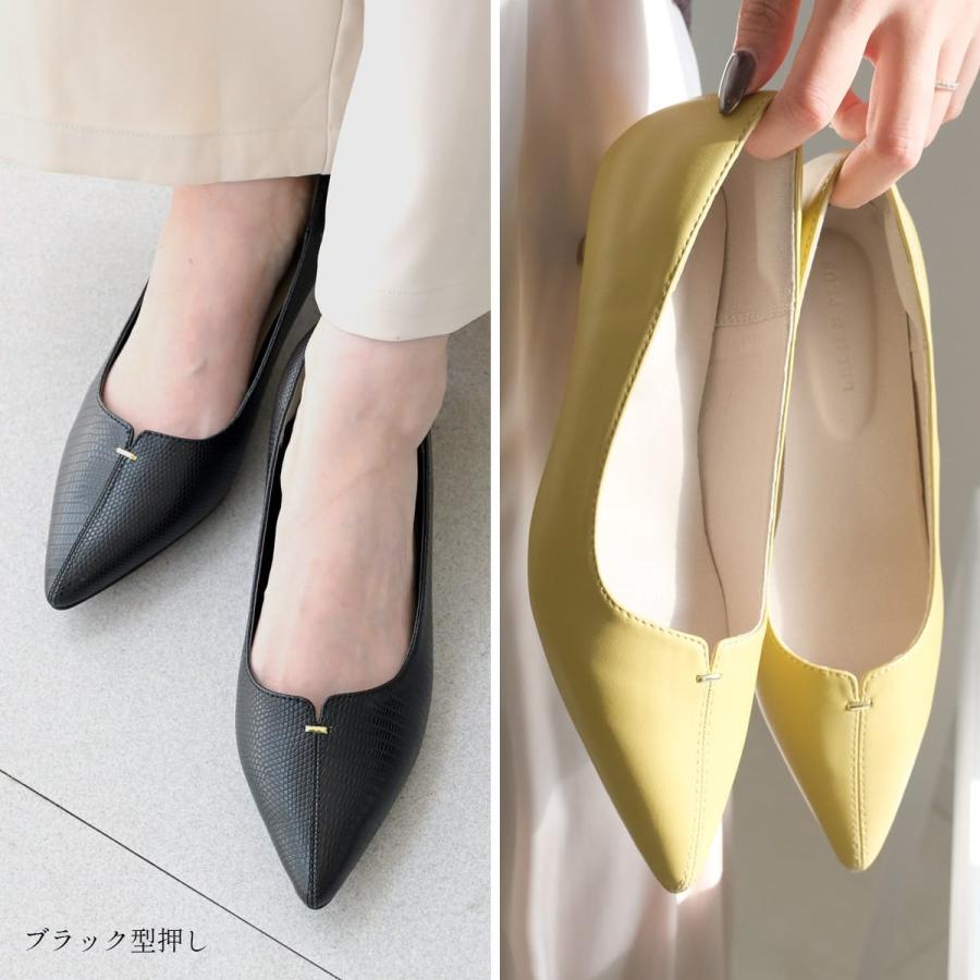 パンプス 走れるパンプス レディース ポインテッドトゥ 3cmヒール Vカット 痛くない 疲れない 歩きやすい アミアミ | AmiAmi | 26