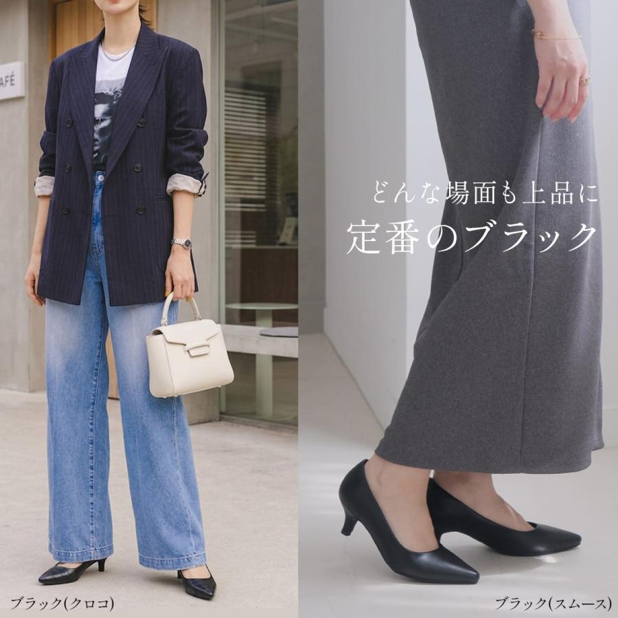 パンプス 痛くない 走れるパンプス  黒 レディース 痛くない ミドルヒール 5cmヒール ポインテッド 美脚 33 40 スエード レッド 低反発amiami | AmiAmi | 29