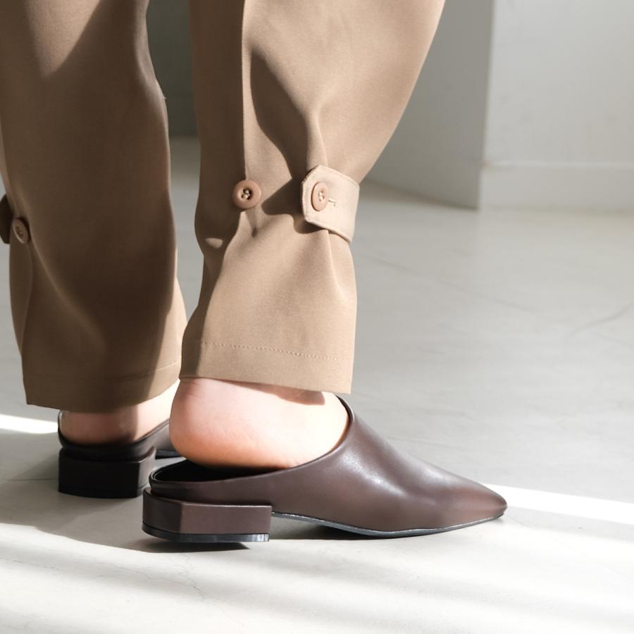 美品　アンスリード　サイドカットスクエアミュール 美品 アンスリード サイドカットスクエアミュール 美品 アンスリード