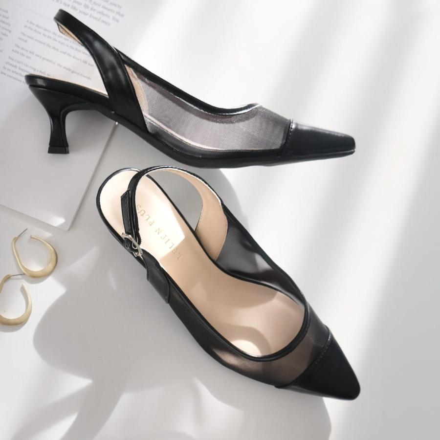 AmiAmi（アミアミ） ミュール パンプス バックストラップ ローヒール