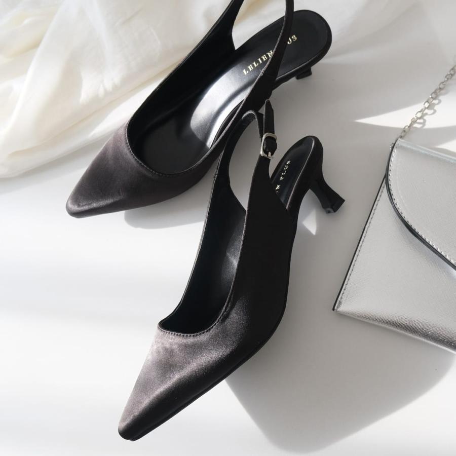 AmiAmi（アミアミ） ミュール パンプス バックストラップ ローヒール