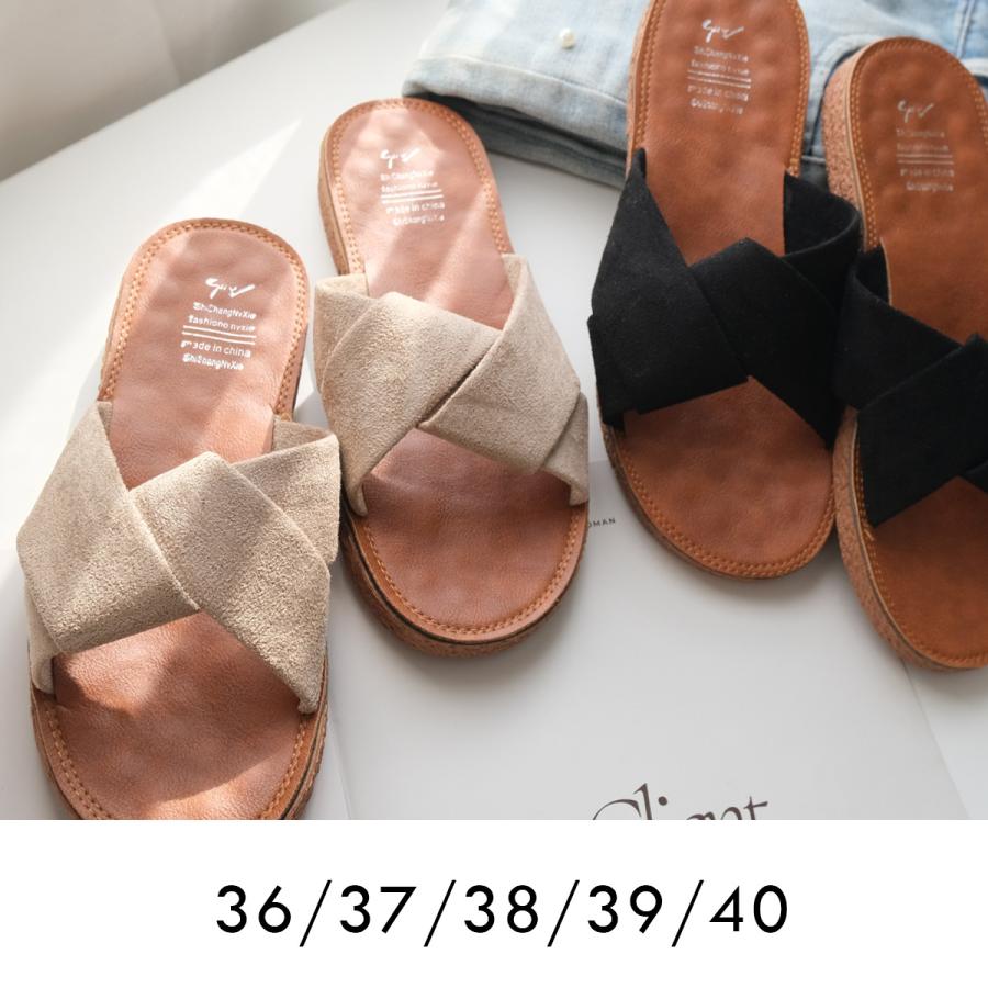 サンダル レディース フラット ぺたんこ 歩きやすい 履きやすい 人気