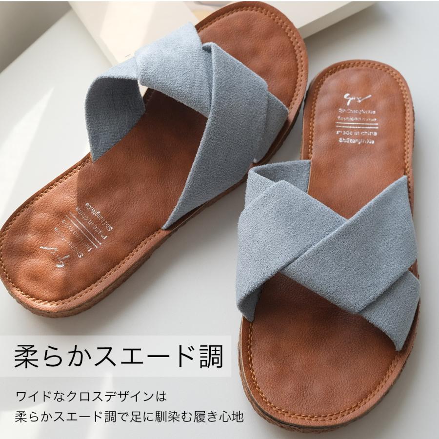 サンダル レディース フラット ぺたんこ 歩きやすい 履きやすい 人気