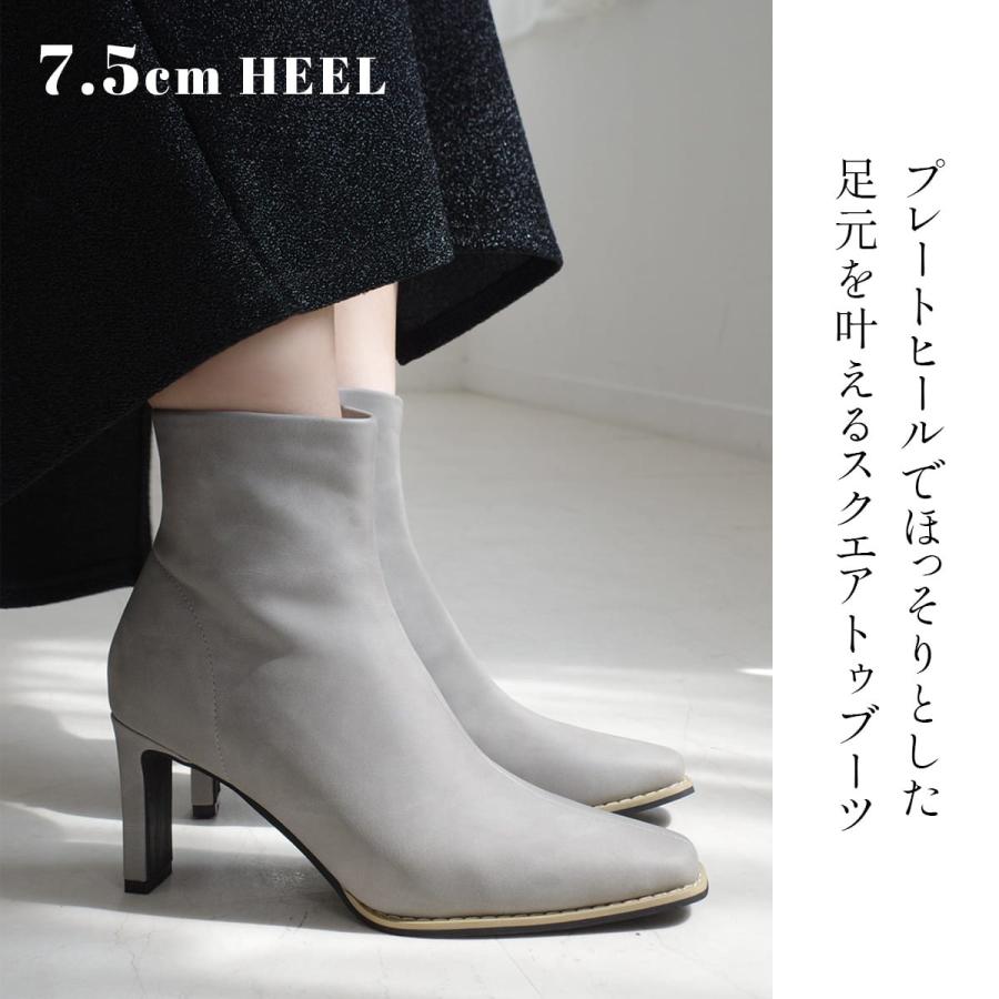 AmiAmi（アミアミ） ブーツ ショートブーツ レディース スクエアトゥ