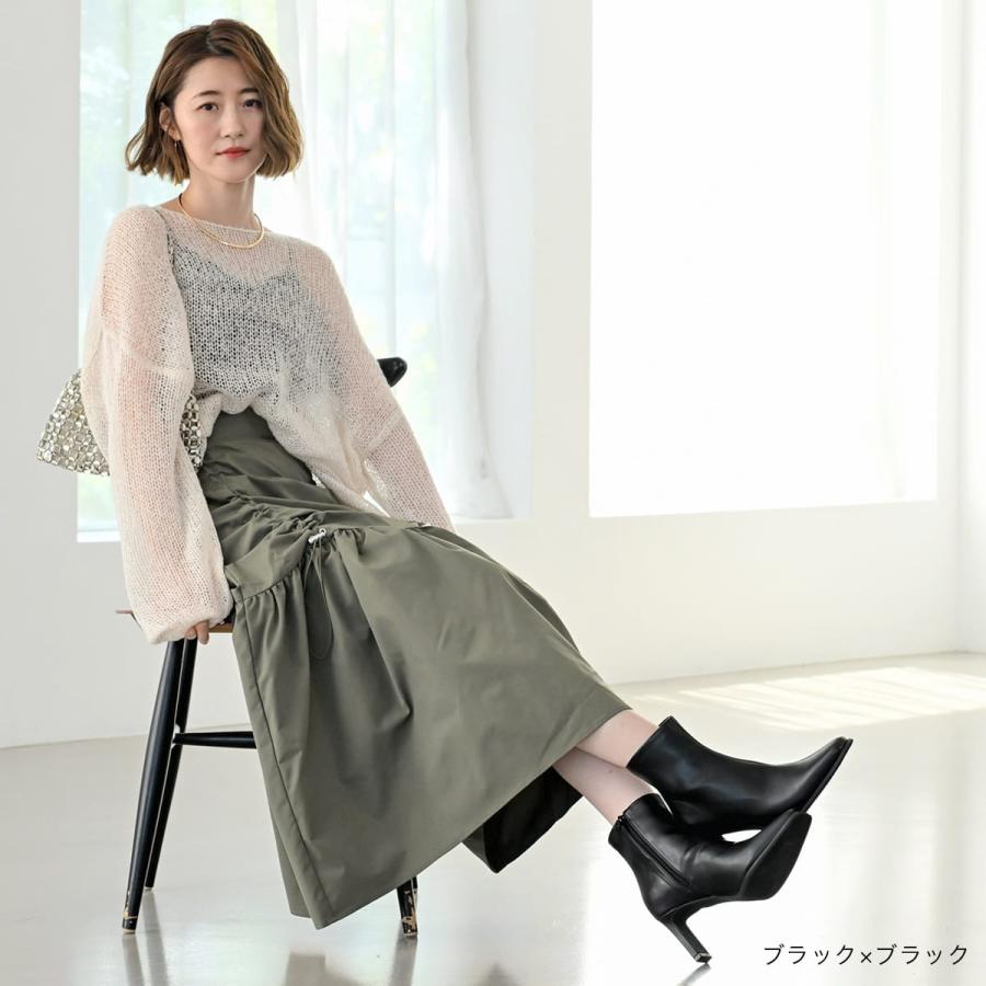 AmiAmi（アミアミ） ブーツ ショートブーツ レディース スクエアトゥ