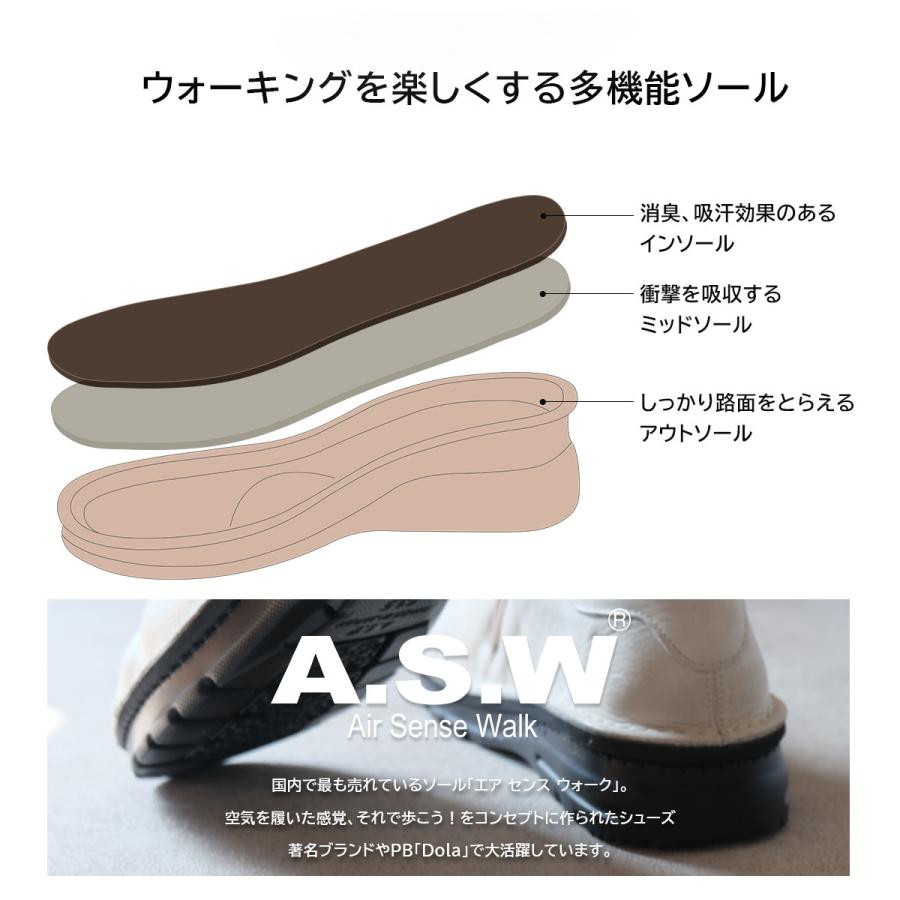 カジュアルタウンシューズ スニーカー ウォーキングシューズ Dola A.S.W レディース エルフ 7091 レディース 軽量 軽い 柔らか amiamiアミアミの画像