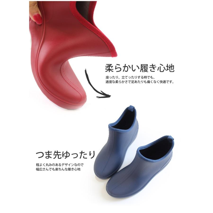 返品交換不可　レインブーツ レディース ショート レイン ブーツ 雨靴 ガーデニング 長靴 完全防水 抗菌加工 返品交換不可amiamiアミアミ | AmiAmi | 16