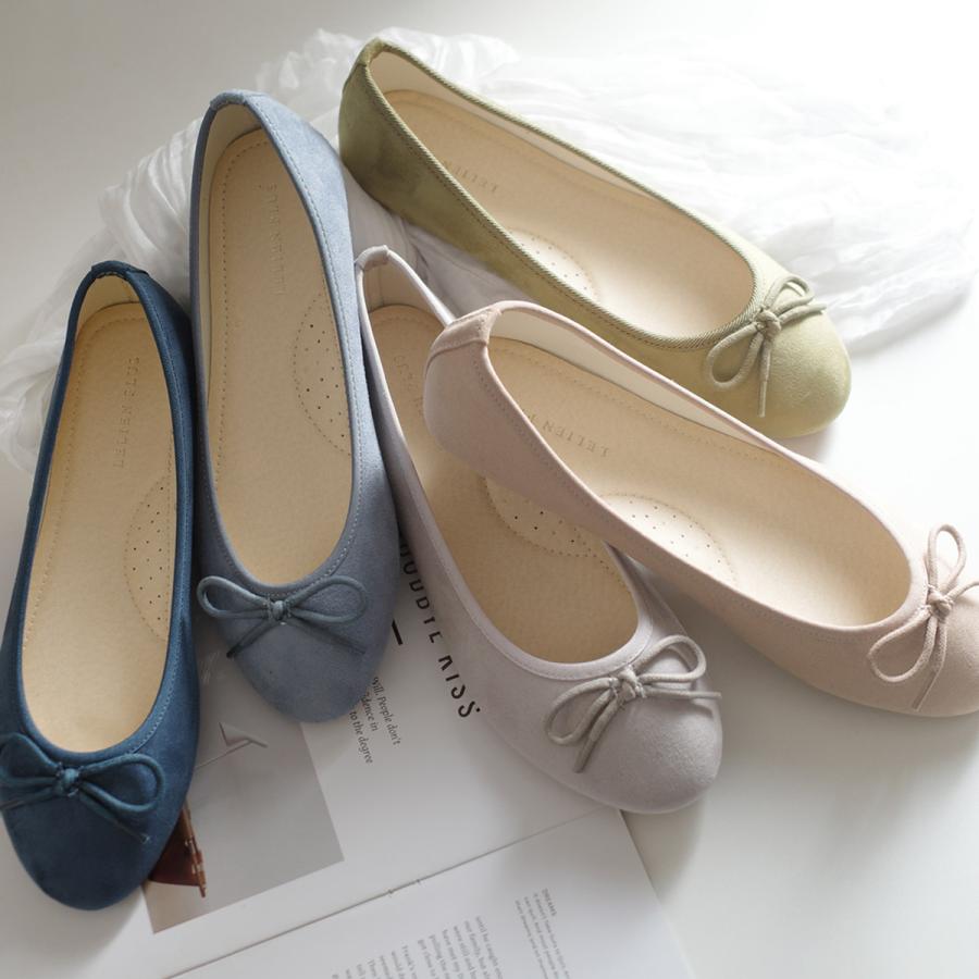 バレエシューズ レディース パンプス 黒 フラットシューズ ラウンドトゥ ローヒール 痛くない 低反発 リボン SlV amiamiアミアミ fx2001ss　ki5 | AmiAmi | 39