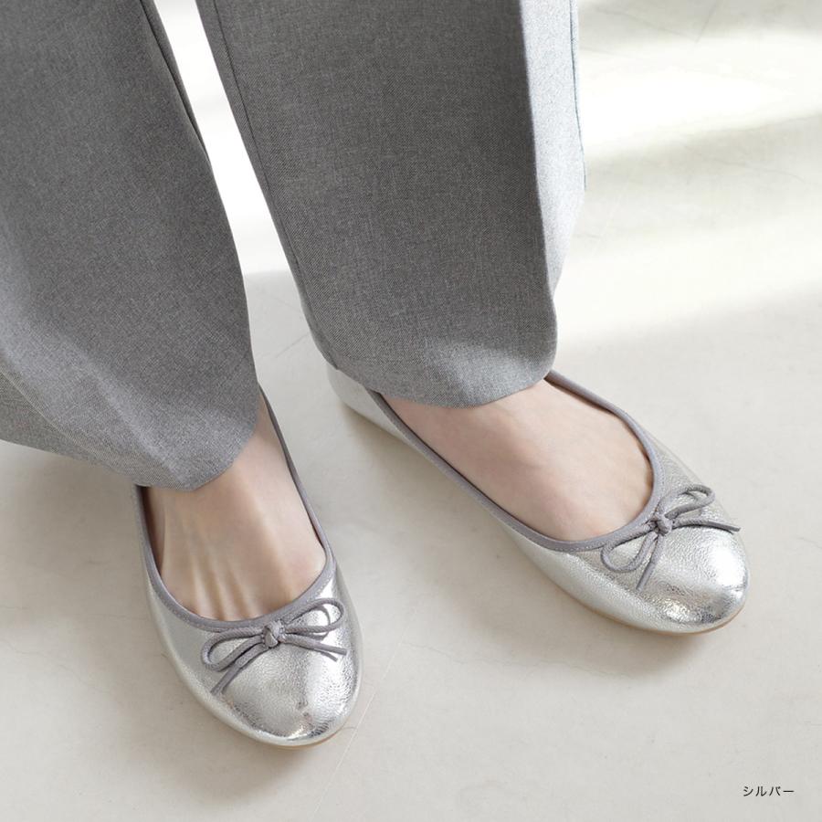 バレエシューズ レディース パンプス 黒 フラットシューズ ラウンドトゥ ローヒール 痛くない 低反発 リボン SlV amiamiアミアミ fx2001ss　ki5 | AmiAmi | 40