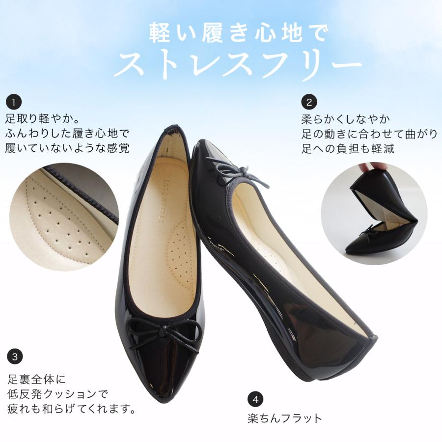 バレエシューズ パンプス レディース 黒 リボン 痛くない ローヒール フラット ポインテッド 21.5cm 25cm スエード パイソン amiamiアミアミFX2015　ki5 | AmiAmi | 23
