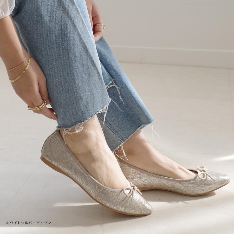バレエシューズ パンプス ポインテッドトゥ フラットシューズ レディース ローヒール ヒールなし低反発 リボン　amiamiアミアミ ki5 | AmiAmi | 33
