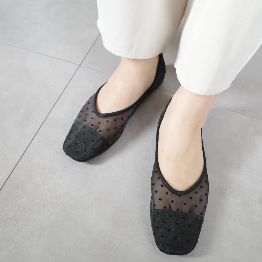 AmiAmi（アミアミ） パンプス フラットシューズ レディース スクエア