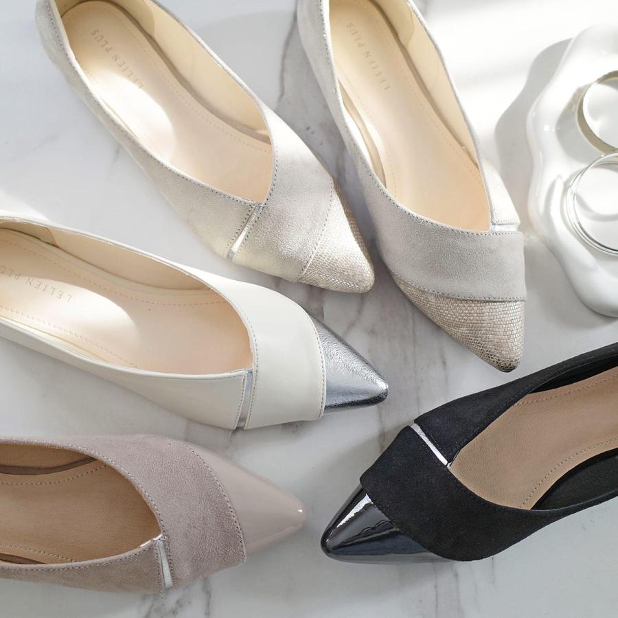 ゆめみるシンフォニアパンプス AmiAmi（アミアミ） ポインテッドトゥパンプス アシンメトリー