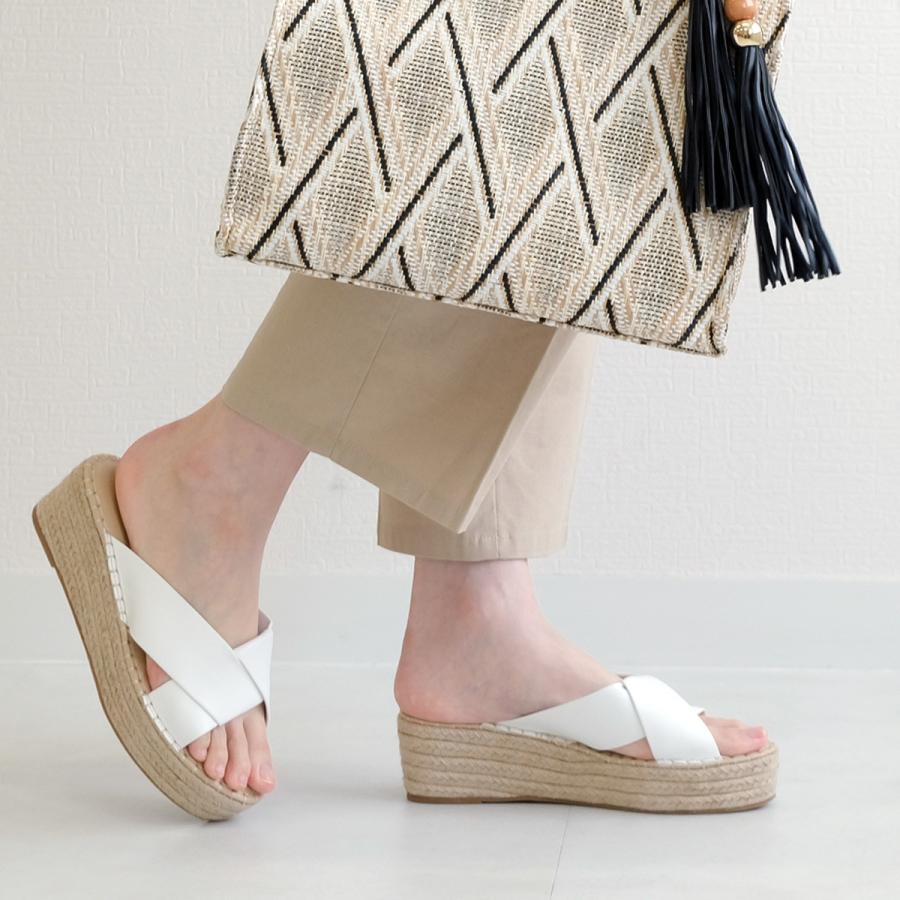 新品未使用/ワイドクロス厚底ジュートウェッジミュール artemis by DIANA（アルテミスバイダイアナ）の「ワイドクロス