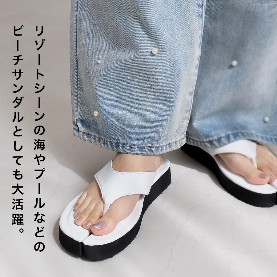 AmiAmi（アミアミ） サンダル レディース 足袋サンダル ビーチトング