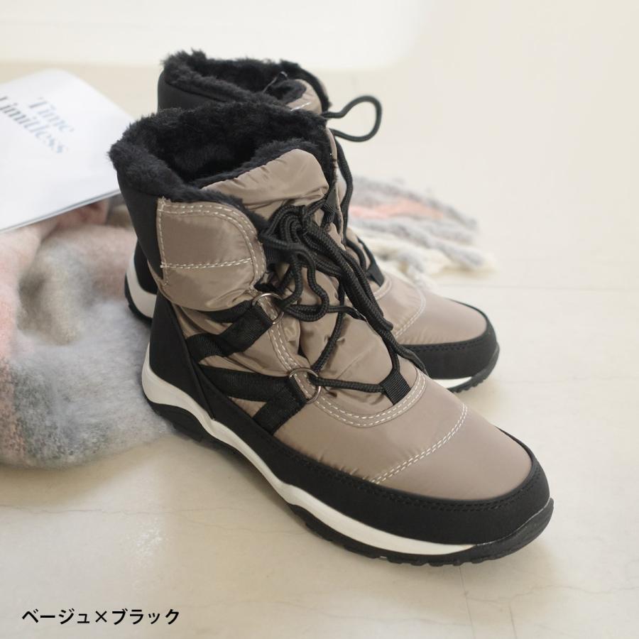 スノーブーツ レディース 防寒ウインターブーツ スノーシューズ 靴 あったか レースアップamiamiアミアミ | AmiAmi | 13