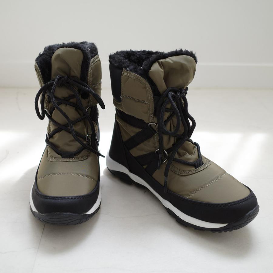 スノーブーツ レディース 防寒ウインターブーツ スノーシューズ 靴 あったか レースアップamiamiアミアミ | AmiAmi | 14