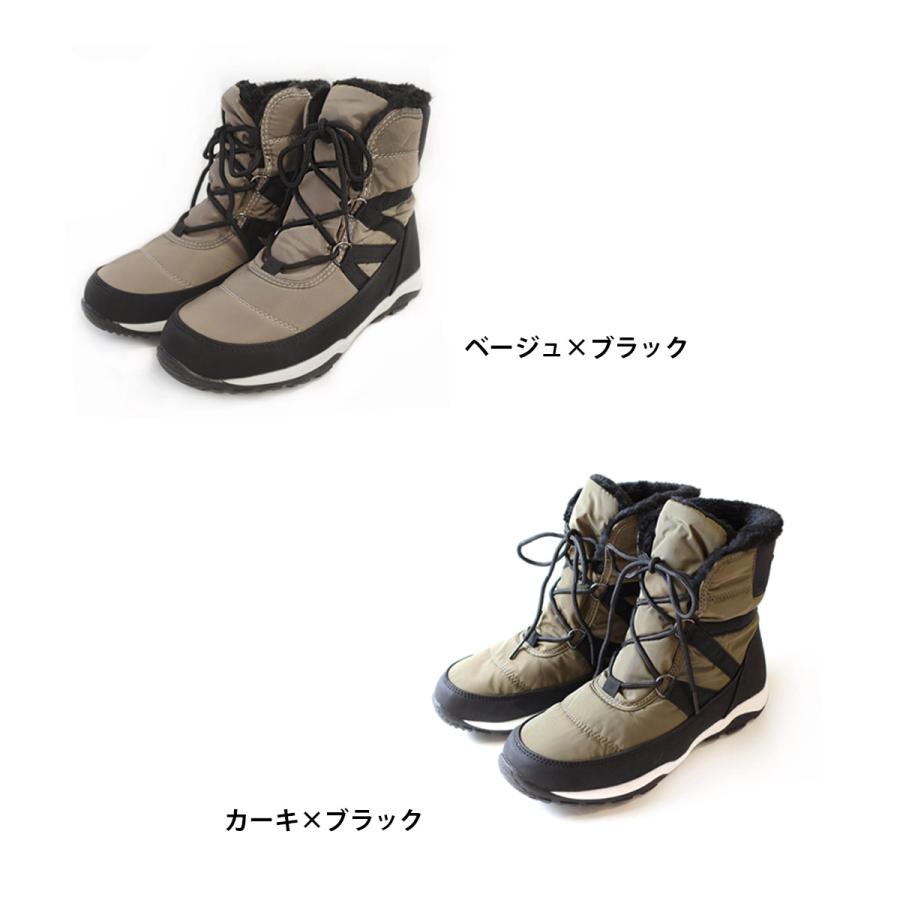 スノーブーツ レディース 防寒ウインターブーツ スノーシューズ 靴 あったか レースアップamiamiアミアミ | AmiAmi | 03