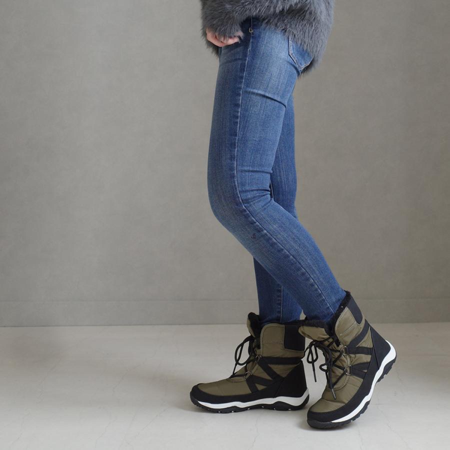 スノーブーツ レディース 防寒ウインターブーツ スノーシューズ 靴 あったか レースアップamiamiアミアミ | AmiAmi | 07