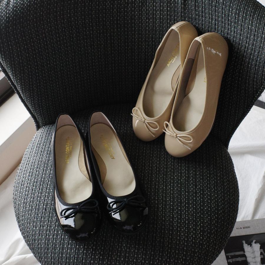 バレエシューズ パンプス レディース リボンモチーフ フラット 春夏