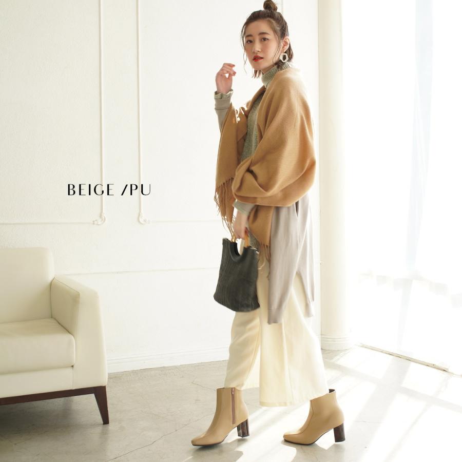 スクエアトゥ べっ甲ヒール ショートブーツ レディース 秋冬 痛くない 歩きやすい アミアミ | AmiAmi | 21