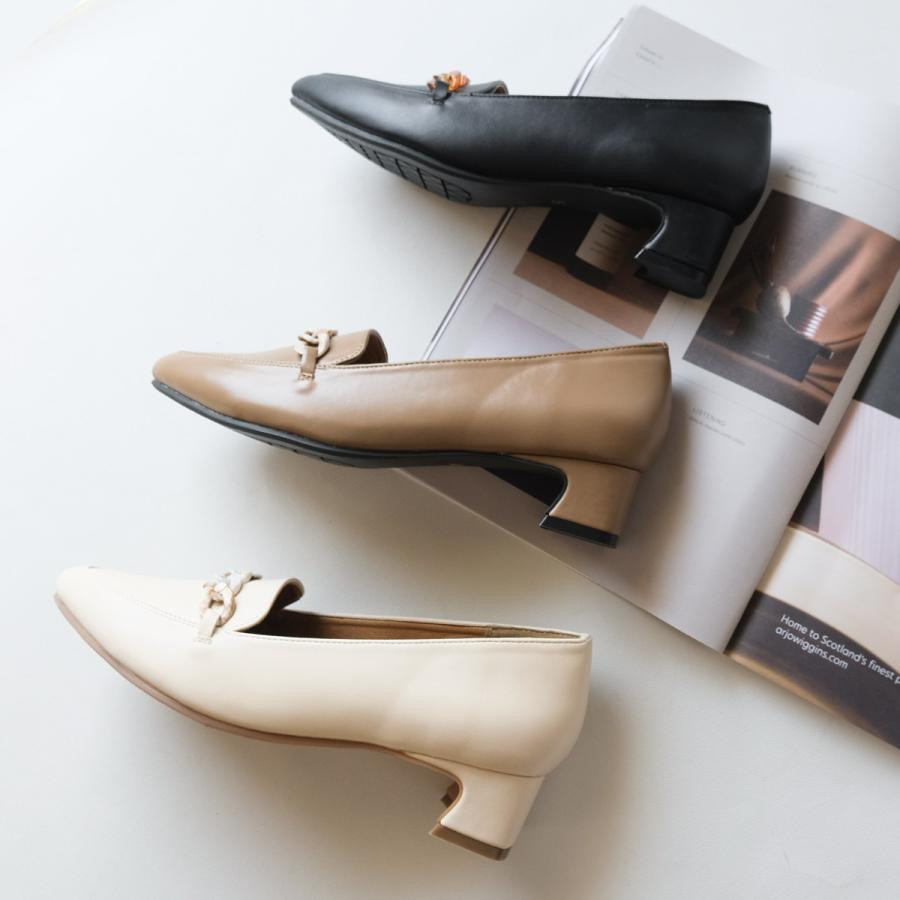 AmiAmi（アミアミ） 返品交換不可 パンプス ポインテッドトゥ チェーン