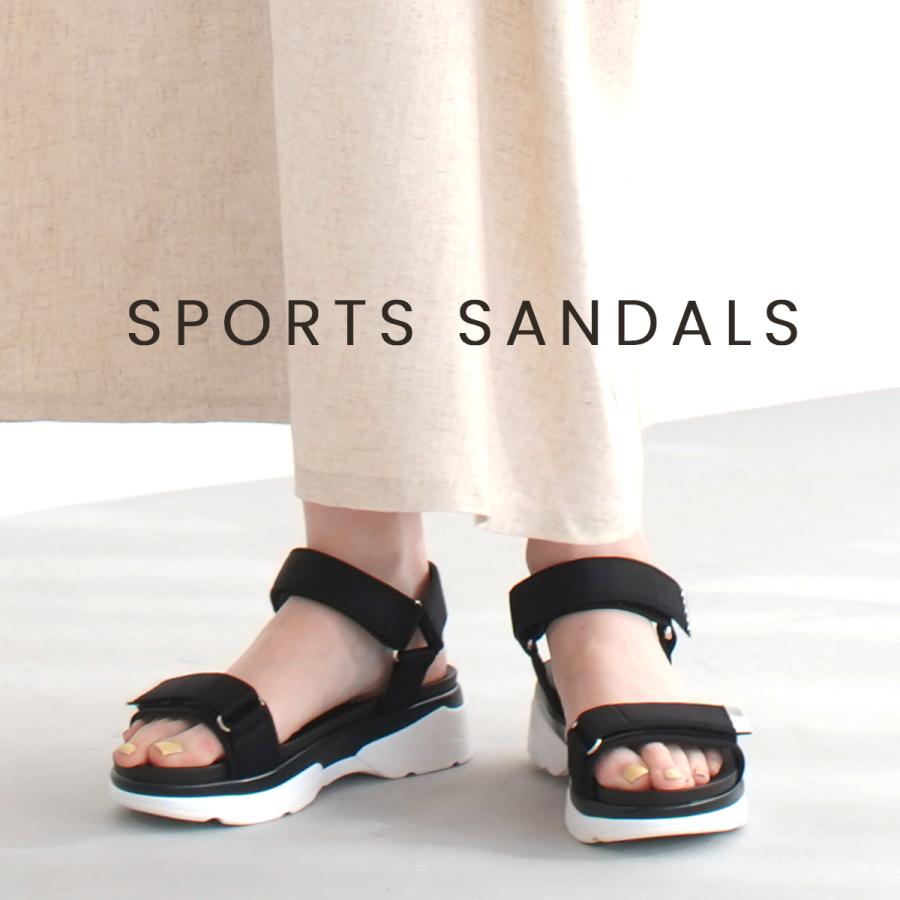 AmiAmi（アミアミ） サンダル レディース メタルパーツ スポーツ