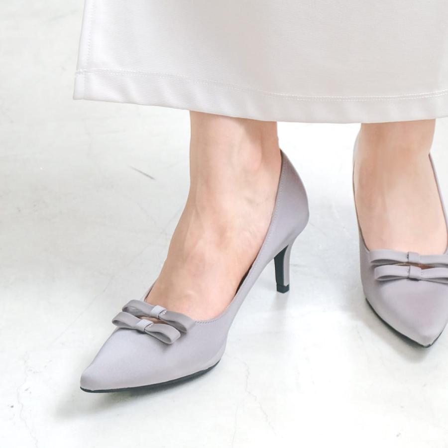パンプス ダブルリボン ポインテッドトゥレディース 6センチヒール  痛くない 滑らないamiamiアミアミ | AmiAmi | 14
