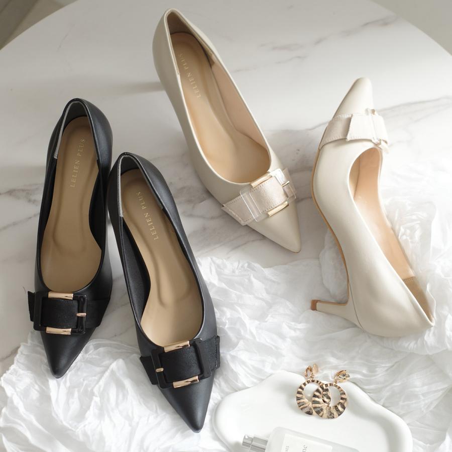 AmiAmi（アミアミ） パンプス バックルポインテッドトゥパンプス