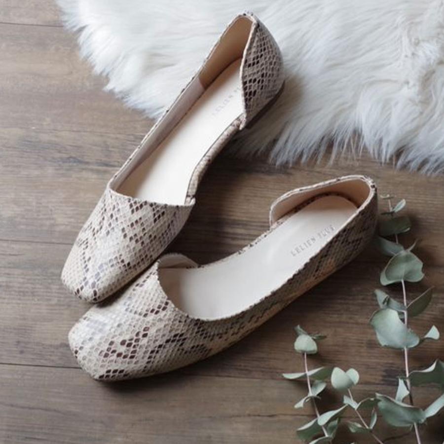 サイドオープン スクエアトゥ パンプス レディース ローヒール フラット アミアミ アミアミpaypayモール店 通販 Paypayモール