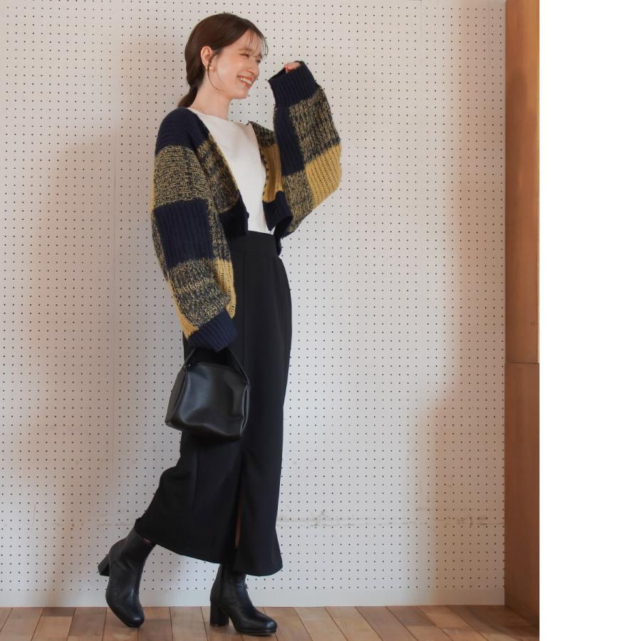 ブーツ レディース ストーム付きスクエアトゥショートブーツ 歩きやすい 履きやすい アミアミ