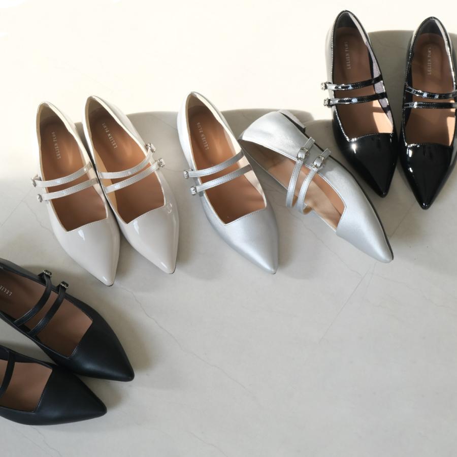 AmiAmi（アミアミ） パンプス レディース ストラップ フラットシューズ