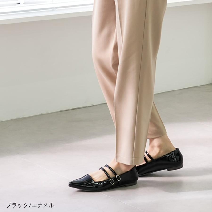 AmiAmi（アミアミ） パンプス レディース ストラップ フラットシューズ