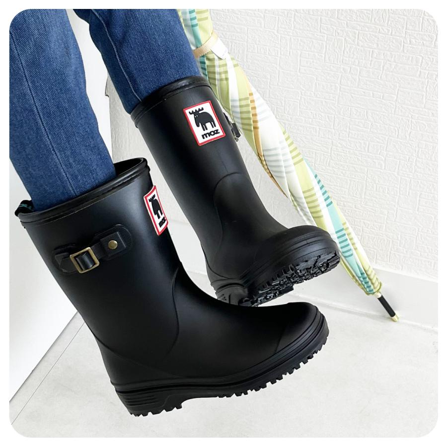 moz モズ キッズ ジュニア レインブーツ 長靴 防水 小学生