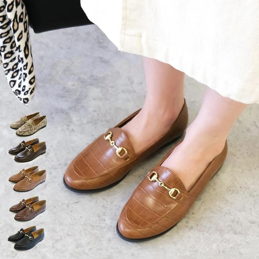 ビット付き ローファー パンプス レディース ぺたんこ アニマル柄 ルリアンプラスasa アミアミpaypayモール店 通販 Paypayモール