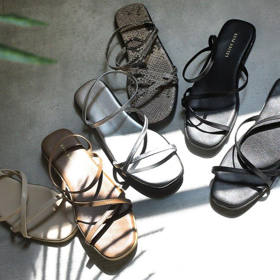 クロスストラップ フラットサンダル レディース ぺたんこ 春夏 シンプル リアンプラス 長時間履いても疲れにくくラクチン Mj4102 アミアミyahoo 店 通販 Yahoo ショッピング