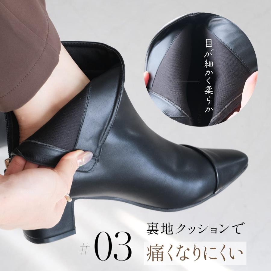 ショートブーツ レディース スクエアトゥ バックファスナー 秋冬 ショート スエード ルリアンプラスamiamiアミアミ | AmiAmi | 15